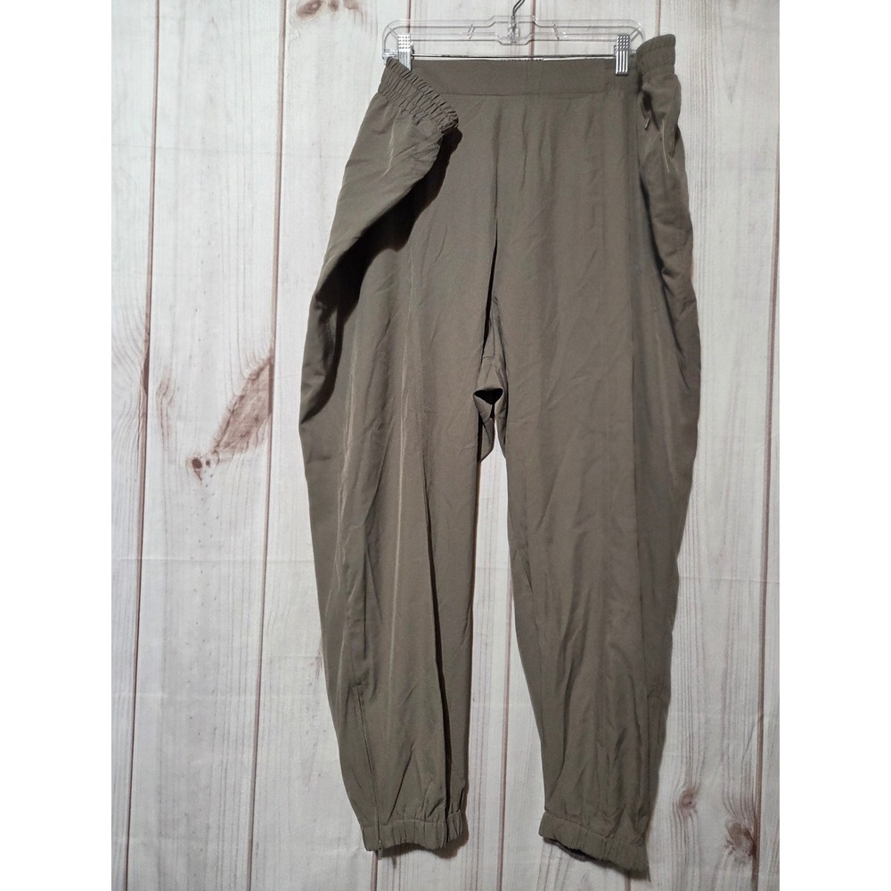 Old Navy StretchTech Mid-Rise Jogger Pants 3X Olive Green Ankle Zip NWT